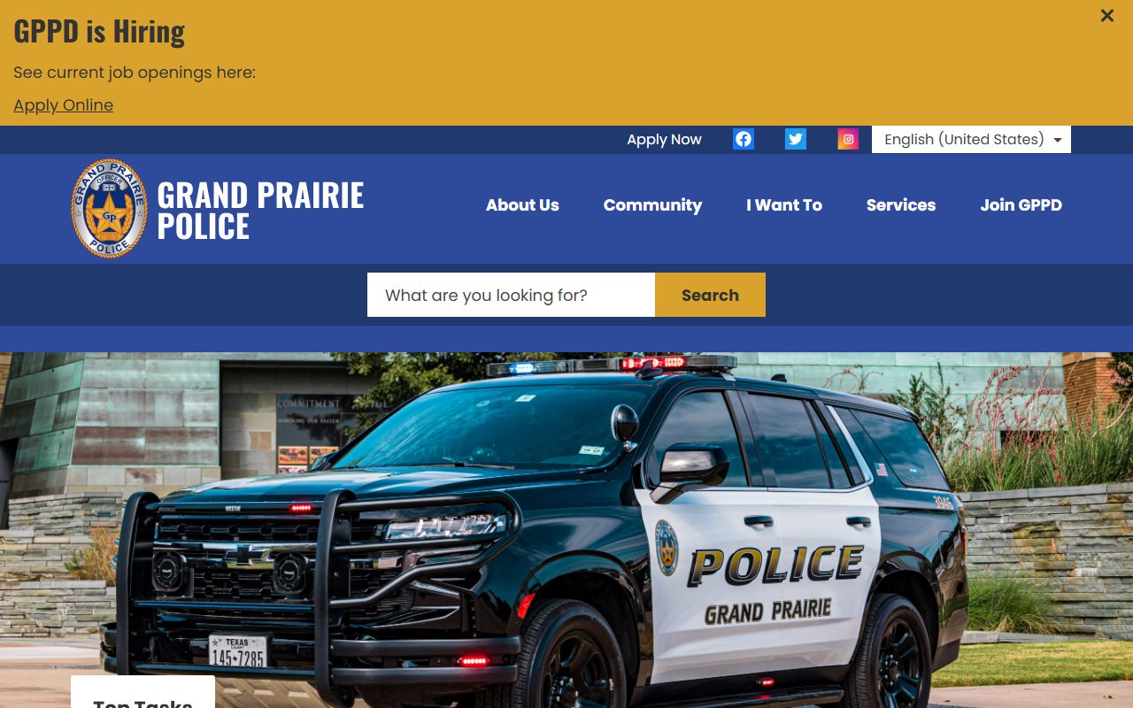 Grand Prairie jail roster police department website