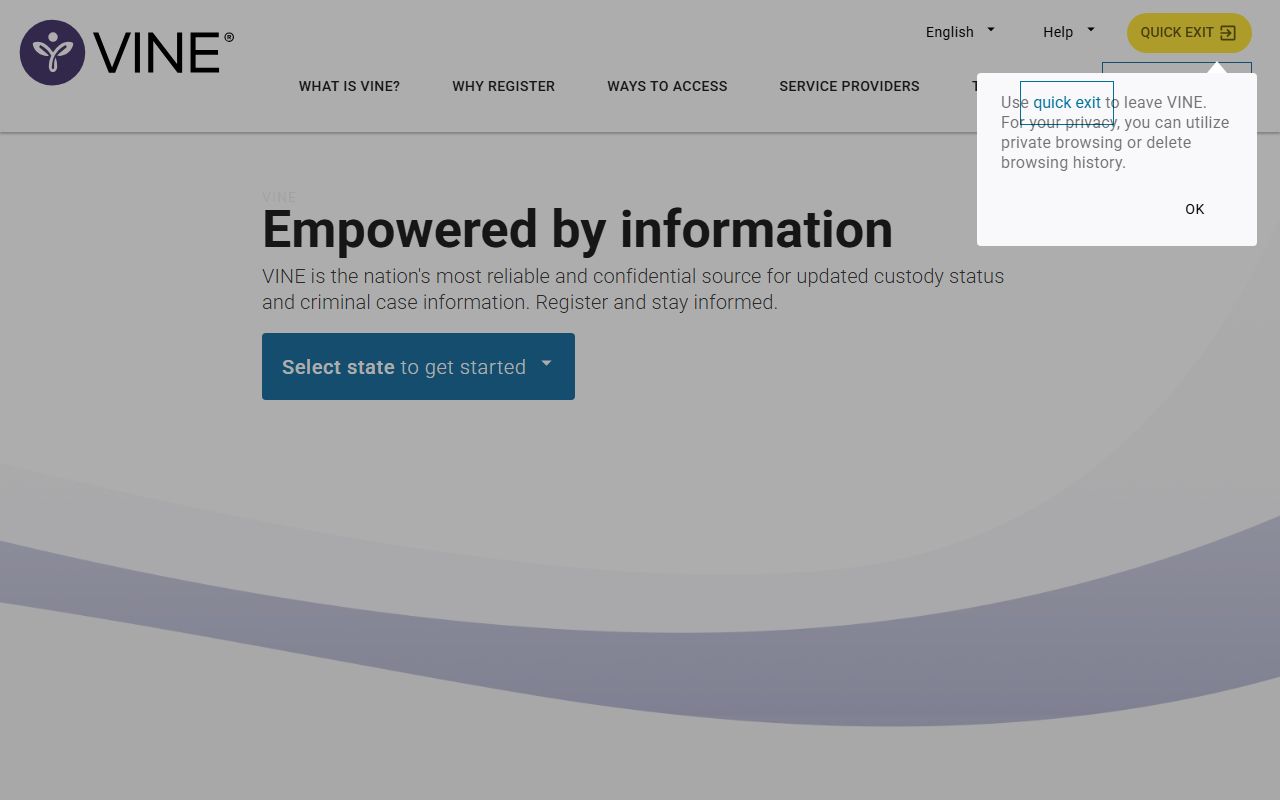 New Braunfels jail roster VINE victim notification system