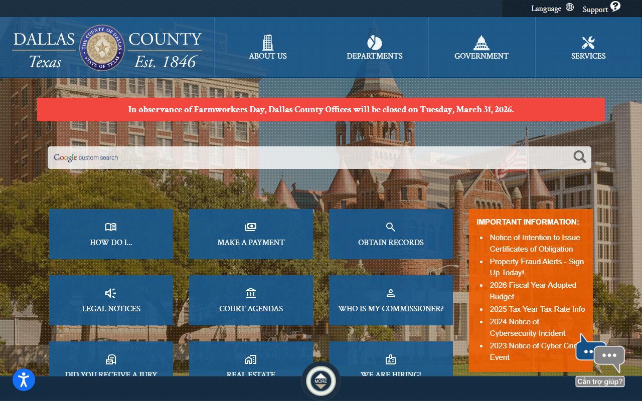 Dallas County Jail Roster County Website