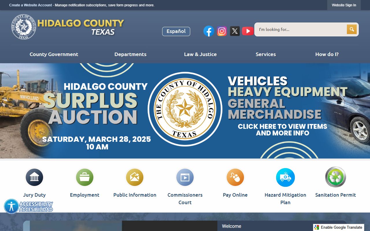 Hidalgo County Jail Roster County Website