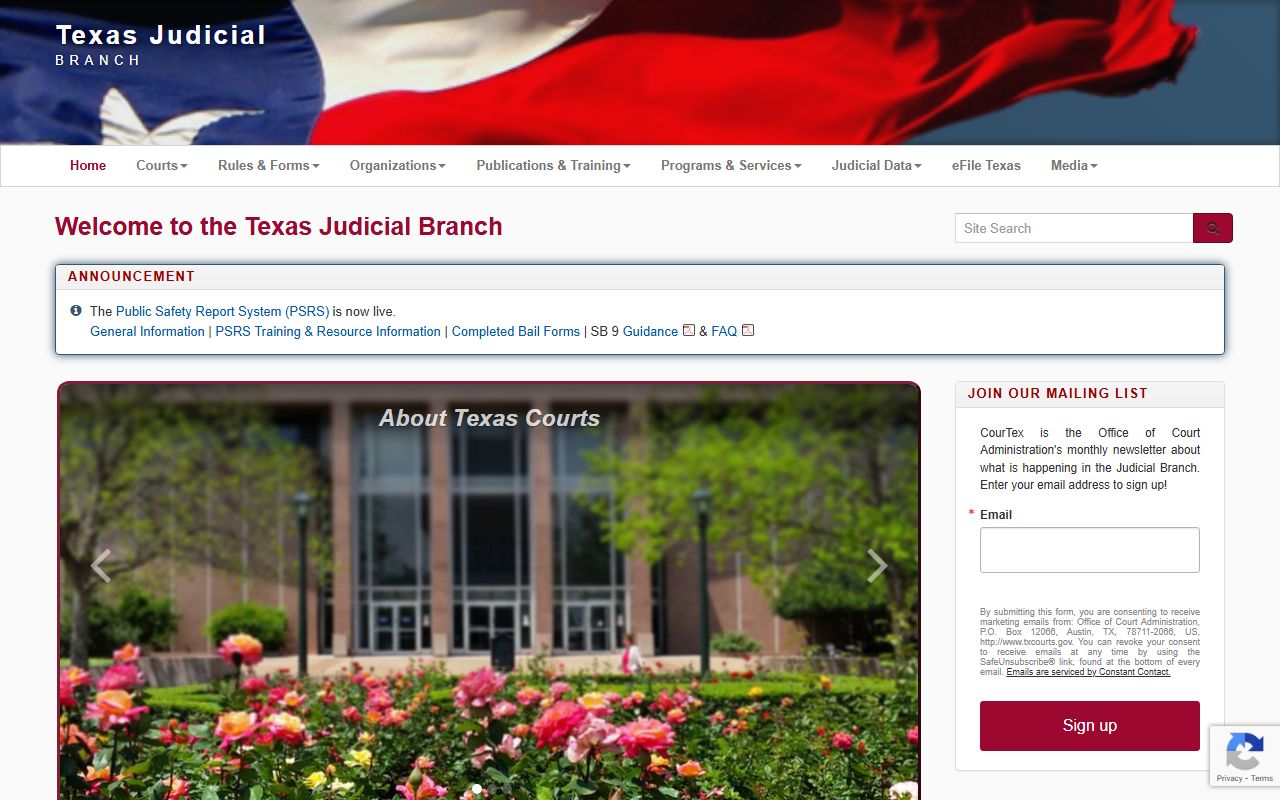 Texas Judicial Branch Court Records Jail Roster